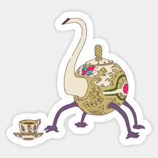 Tea time Sticker